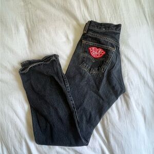 Levi’s Kiss My Patch Low Rise Straight Leg Jeans W29 L32
